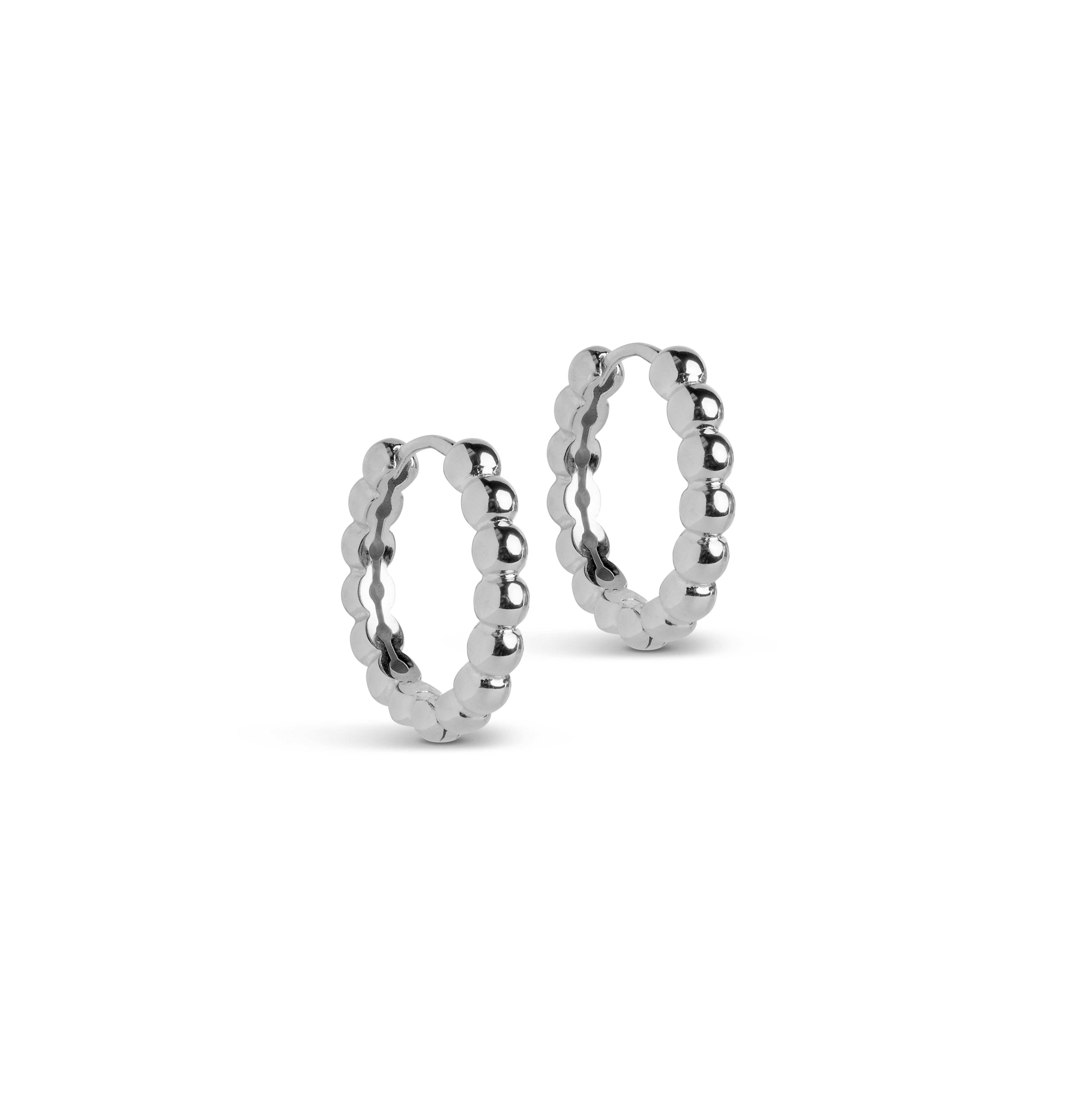 Ball hoops, stor - sølv